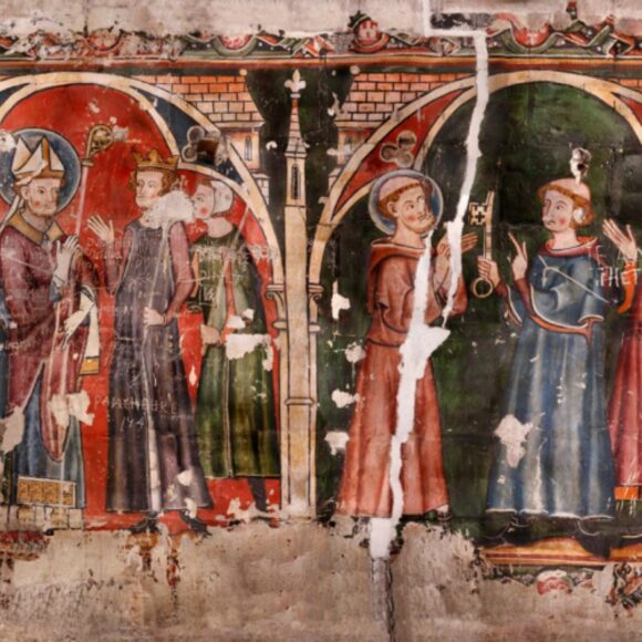 Hidden Medieval Wall Paintings Digitally Restored in France